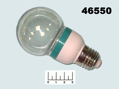 Лампа светодиодная 220V 4W E27 6000K белый холодный шар 18LED (№8018)