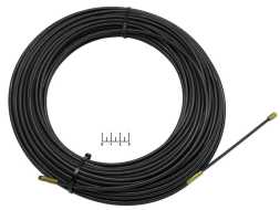 Струна для протяжки кабеля 4мм 30м TDM черная (0590-0026)