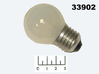 Лампа шар матовая 60W E27 GE