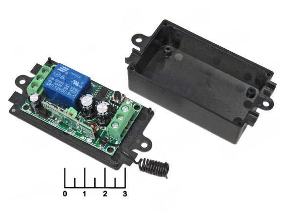 Приемник (радиореле) 1-канальный дистанционного управления 12V 10A 315 МГц