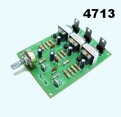 Радиоконструктор 3 канальная цветомузыкальная приставка 220V 2400Вт КИТ NF192