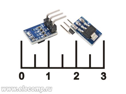 Радиоконструктор Arduino стабилизатор напряжения вход 18V/ выход 3.3V 0.7А(AMS1117-T33) (DIY-7668)