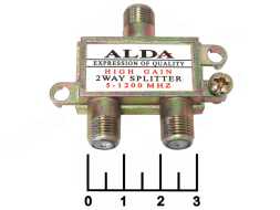 Телевизионный антенный разветвитель 2WAY 5-1200 MHz Alda