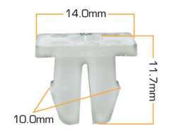 Клипса крепежная d-10мм KJ-456S