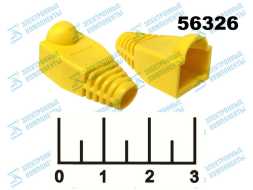 Колпачок 8P8C (RJ-45) желтый