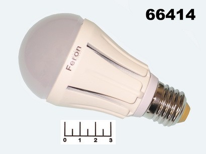 Лампа светодиодная 220V 12W E27 2700K белый теплый A60 30LED Feron LB-49 (960lm)