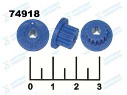 Шкив 14мм на ось 4мм D-типа с шестеренкой (16 зубьев) (Lobster)