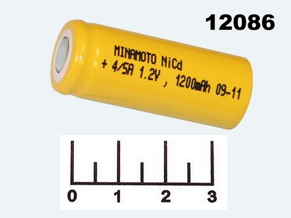 Аккумулятор 1.2V 1.2A 4/5A Ni-CD Minamoto