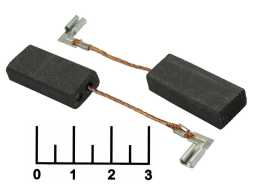Щетка угольная 6*11*25 MKT 350 №619 (предохранитель) (2 штуки)