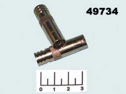 Разъем TV гнездо обжимной влагозащищенный