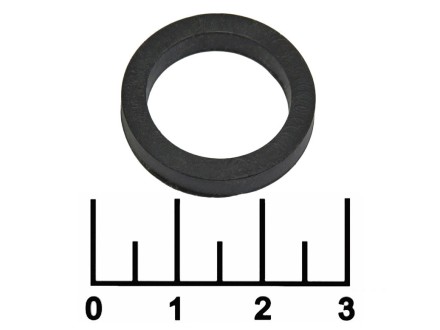 Кольцо уплотнительное резиновое 17.5*3*4мм черное