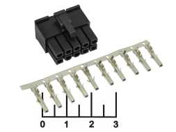 Разъем 10pin гнездо (MF-2*5F/5557)