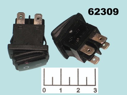 Выключатель 250/6 KCD6-21 черный 4 контакта