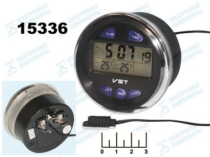 Часы цифровые VST-7042V авто с датчиком температуры