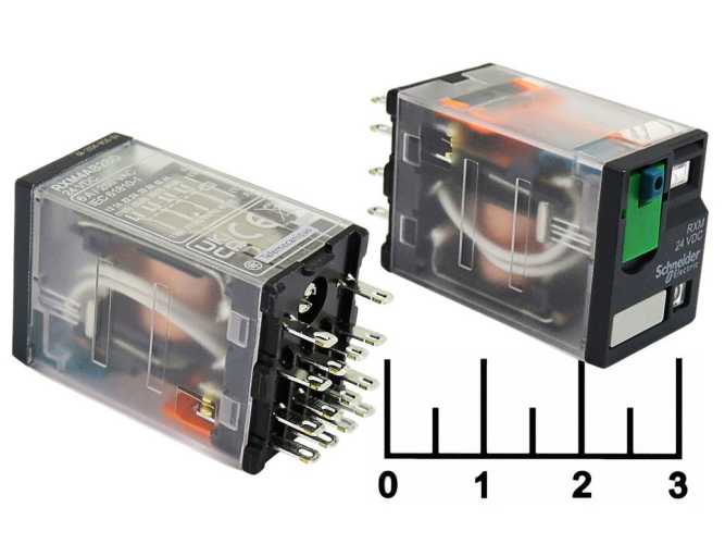 Реле =24V 6A/250V RXM4AB2BD