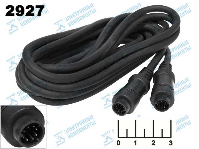 Шнур mini DIN 8pin-mini DIN 8pin 3м