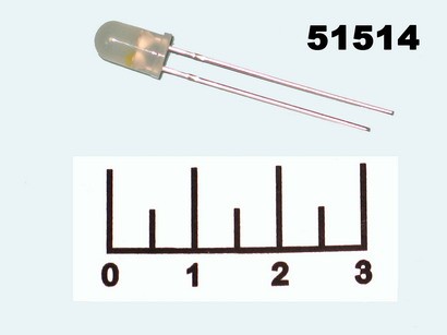 Светодиод LED DFL-5AW4SD-12-B 12V (GNL-5013UWD-B)