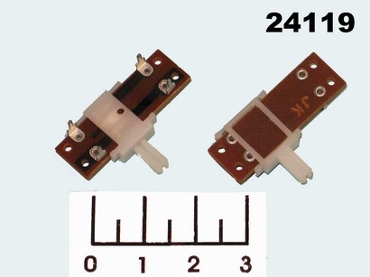 Резистор переменный 2*50 кОм 30мм (+3)