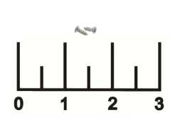 Саморез 1*3мм (1 штука)