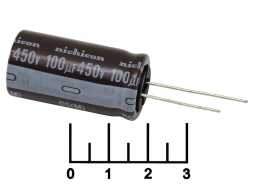 Конденсатор электролитический ECAP 100 мкФ 450В 100/450V 1835 105C Nichicon