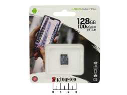 Карта памяти micro SD 128Gb Kingston class10 UHS-1 (SDXC)