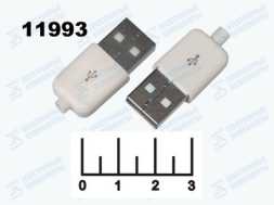 Разъем USB A штекер на кабель в корпусе (№20) (S1715) 1-800 (черный)