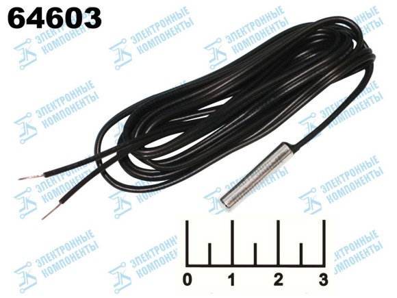 Датчик температуры NTC 10 кОм кабель 2м (F12339)