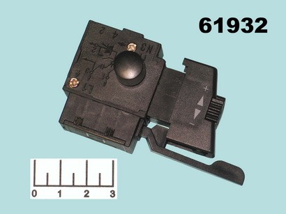 Кнопка для электроинструмента 12/6A черная (№118)