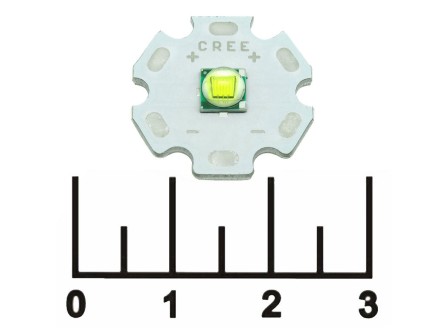 Светодиод LED 10W 3.5V белый холодный T6 20мм Cree 7000K