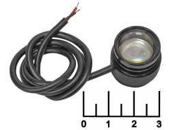 Светодиод в корпусе на проводе 12V синий