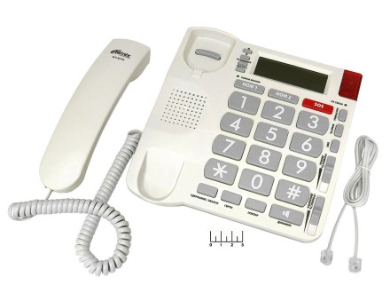 Телефон проводной Ritmix RT-570 (слоновая кость)