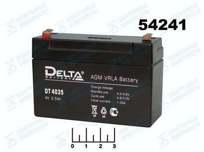 Аккумулятор 4V 3.5A DT4035 Delta