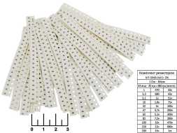 Набор резисторов 0603 1 Ом-1 Мом (660шт) (KIT-SMD-0603-1-660-33) 1%