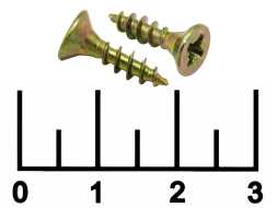 Саморез 4*16мм потай (1 штука)