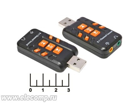 Адаптер USB audio (звуковая карта) OT-PCA02
