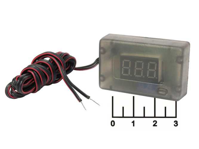 Вольтметр 12V мини
