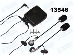 Интерком 2AAA для шлема (наушник+микрофон)