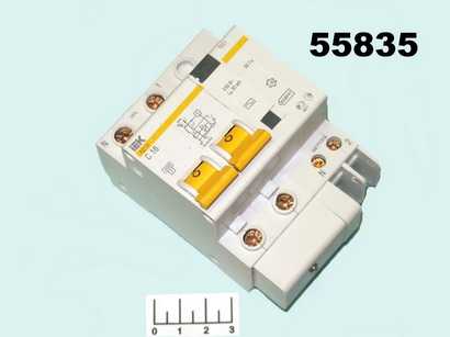 Дифавтомат 16A/30мA 1П+N АД-12 ИЭК