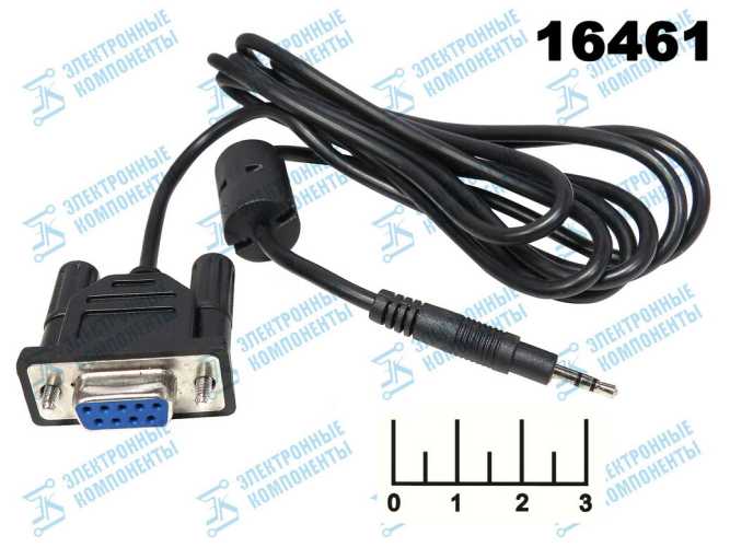 Шнур AUD 2.5 стерео-D-SUB гнездо 9pin (фильтр) 1.5м
