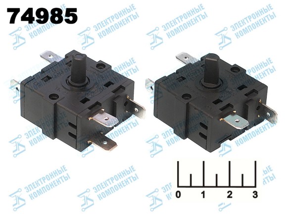Переключатель для маслянного радиатора 12-и позиционный 5 контактов правые (TMSX6-5/010290E)