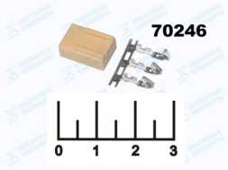 Разъем 3pin гнездо шаг 2.54мм (HU-03)