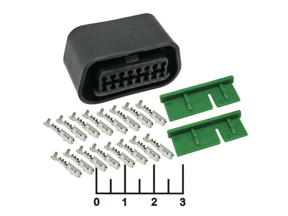 Разъем гнездо для диагностической колодки OBD2 | купить в розницу и оптом
