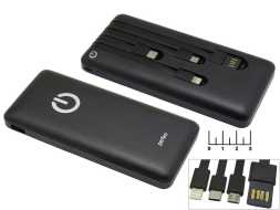Power Bank USB 5V 2.1A 10Ah - вход micro USB-выход micro USB +Lightning+Type C Perfeo PF_B4878