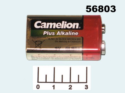 Батарейка 6F22-9V Camelion Plus Alkaline 6LR61