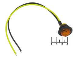 Указатель габарита 12V оранжевый 6 светодиодов