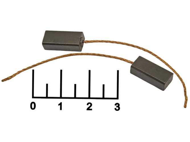 Щетка меднографитовая 4.5*6.5*15 TT53279 (2 штуки)