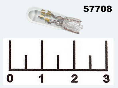 Лампа 12V 2.3W W2*4.6D (L13403) Narva