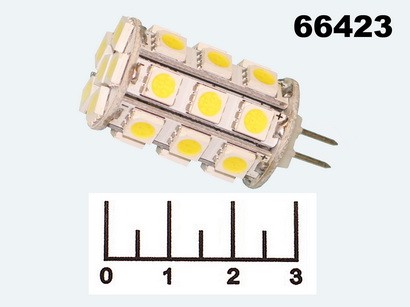 Лампа светодиодная 12V 4W G4 4000K белый 27LED Feron LB-404