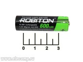 Аккумулятор AA 1.2V 0.6A Robiton NI-MH