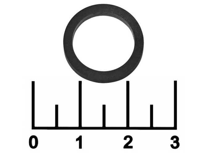 Кольцо уплотнительное резиновое 14*2*1.5мм черное